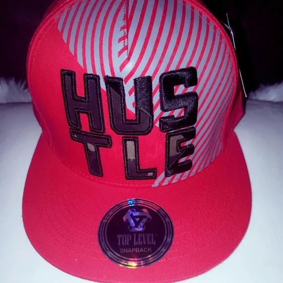 TOP LEVEL RED SNAPBACK (OS) NWOT - Picture 1 of 5